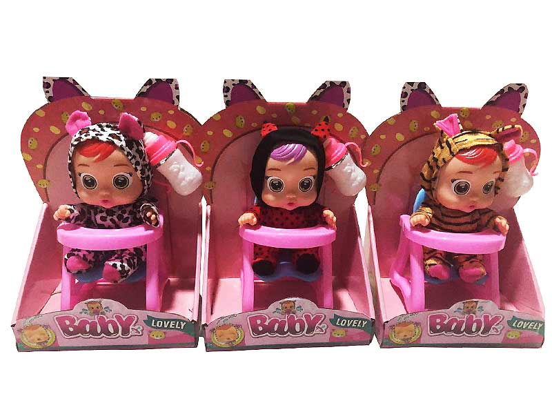 10inch Doll Set W/S_M(3S) toys