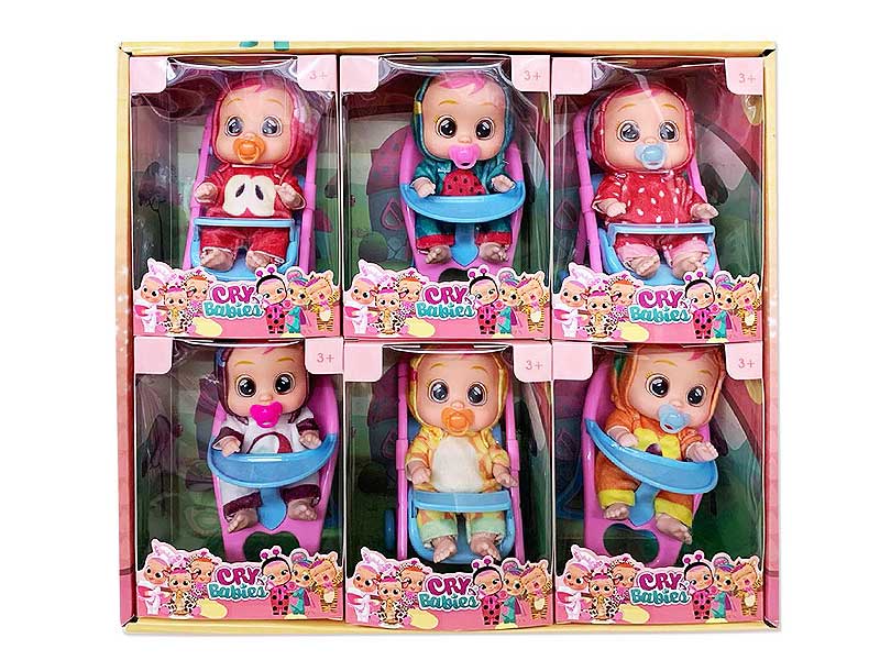 6inch Doll Set W/M(6in1) toys