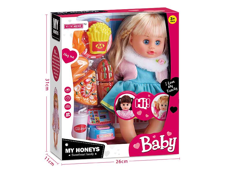 14inch Talking Singing And Bink Doll Set toys