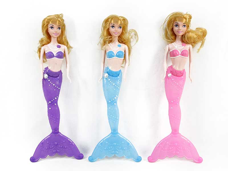 11.5inch Solid Body Mermaid W/L(3C) toys