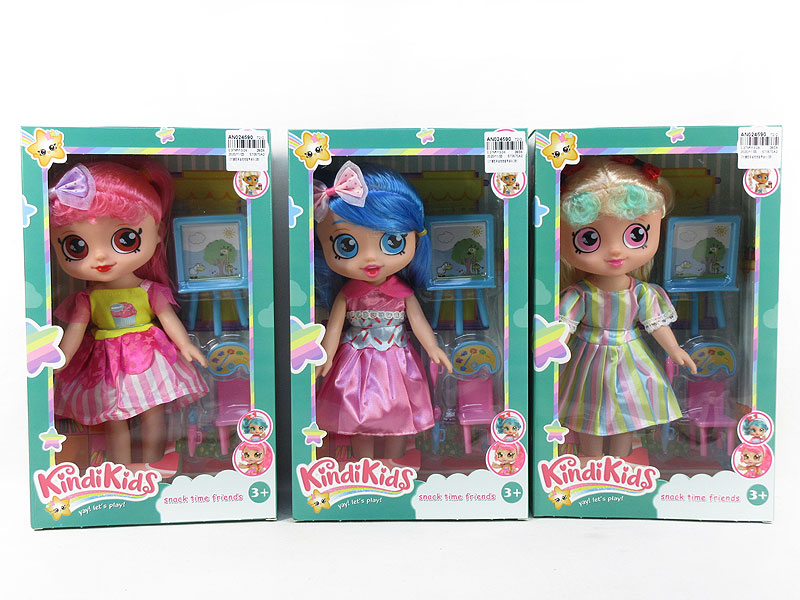 10inch Doll Set W/M(3S) toys
