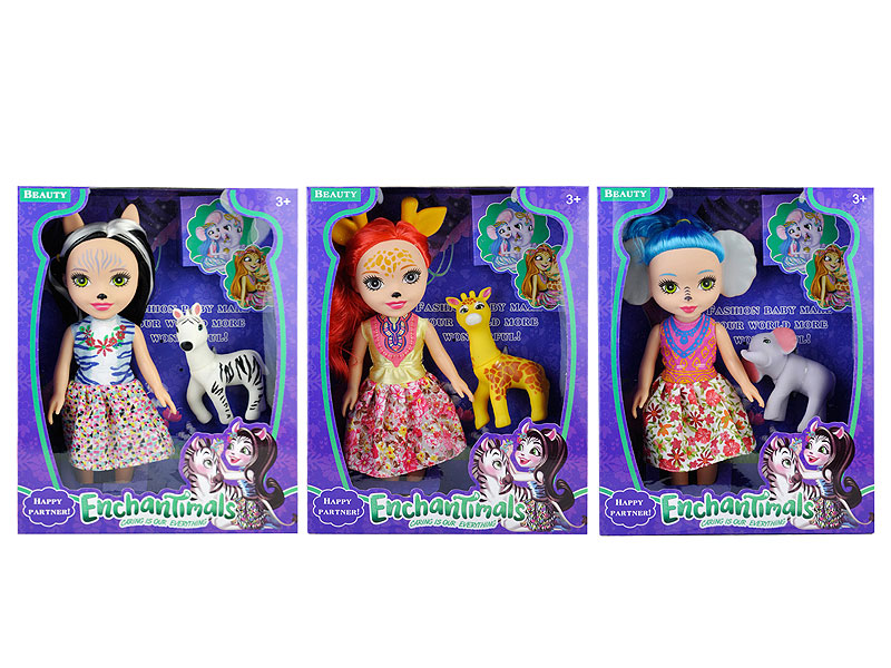 12inch Doll Set W/L_M(3S) toys