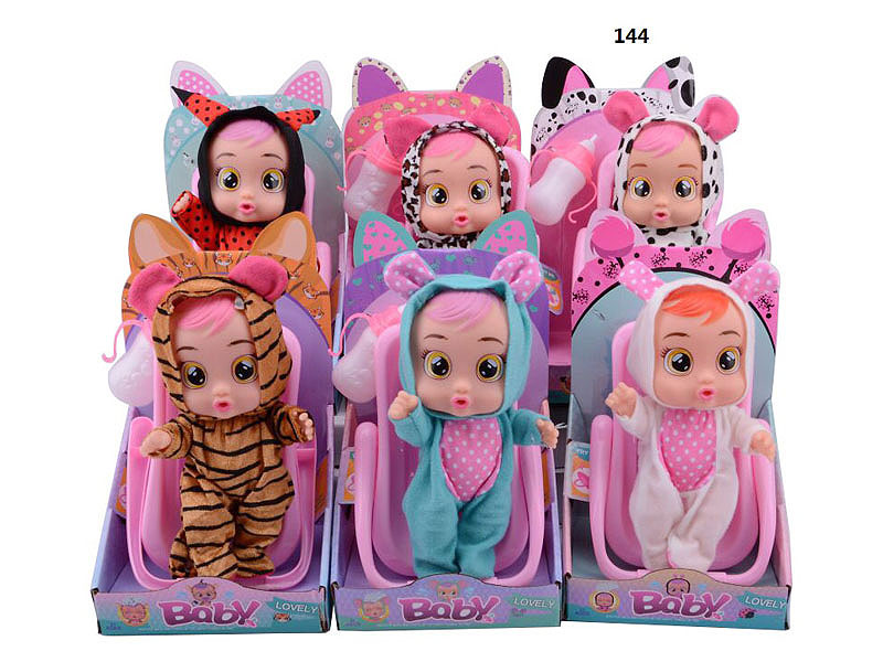 9inch Doll Set W/S_M(6S) toys