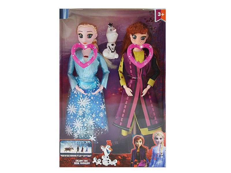 11inch Solid Body Doll Set W/M(2in1) toys