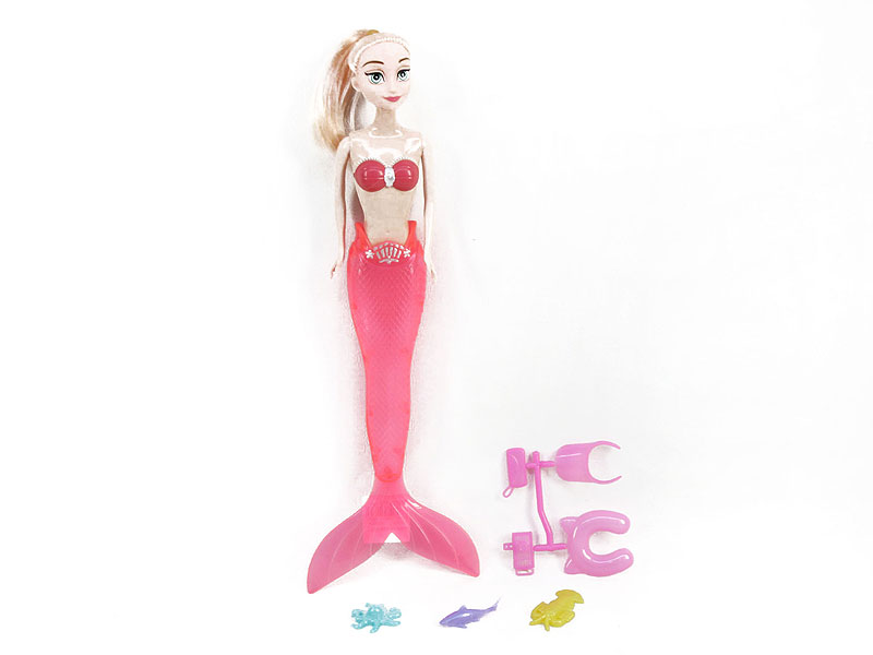 11inch Mermaid Set W/L(2C) toys