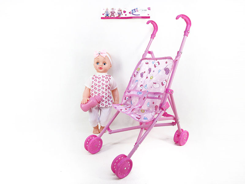 20inch Doll W/IC & Go-Cart toys
