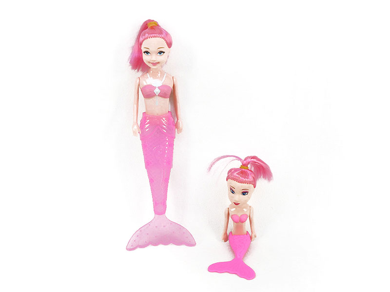 19.5CM Mermaid W/L & 14CM Mermaid(4C) toys
