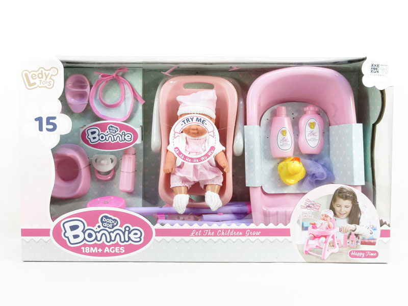 8inch Moppet Set W/IC toys