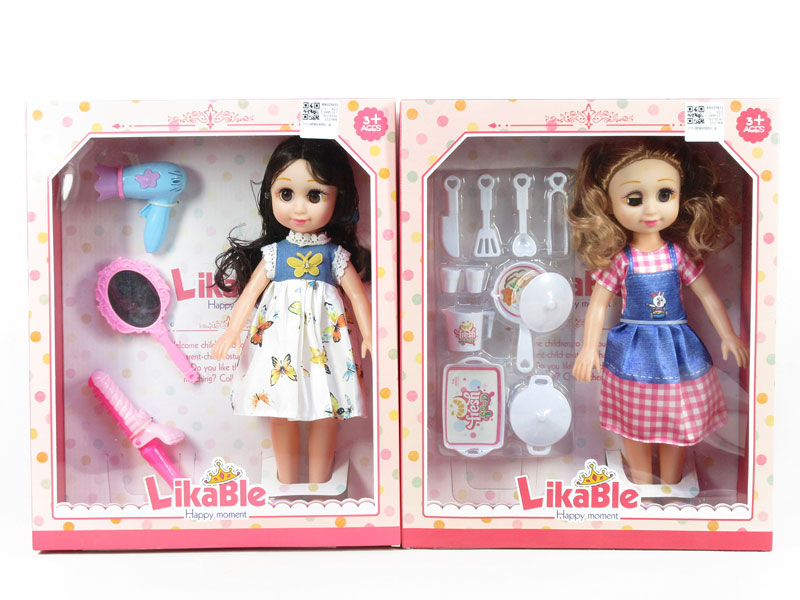 14inch Empty Body Doll Set W/M(2S) toys