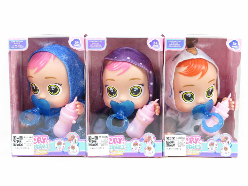 8inch Empty Body Crying Baby W/IC(3S) toys
