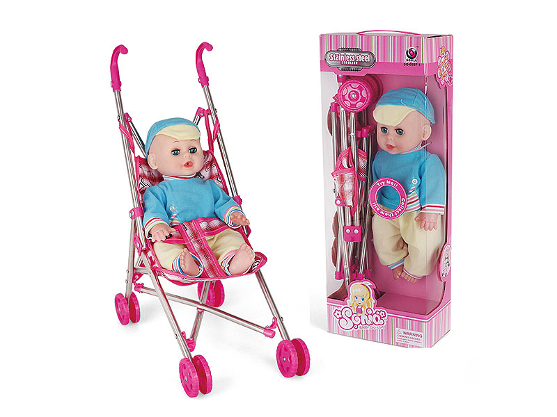 12inch Doll W/S & Go-cart toys
