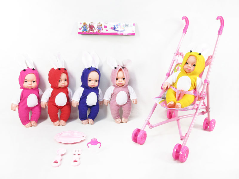 10inch Doll W/IC & Go-Cart toys