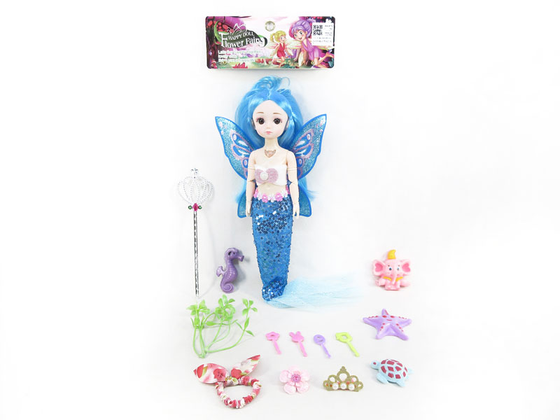 12inch Solid Body Mermaid Set W/L_M(4S) toys