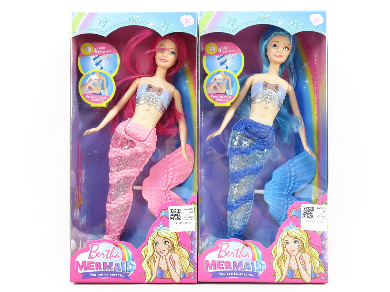 11inch Solid Body Mermaid W/L_M(2S) toys