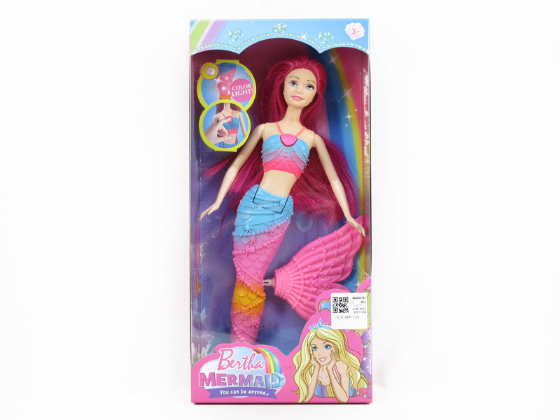 11inch Solid Body Mermaid Set W/L toys