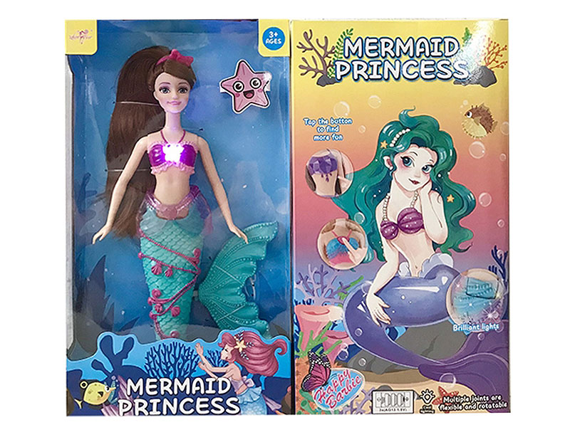 12inch Solid Body Mermaid W/L_M toys