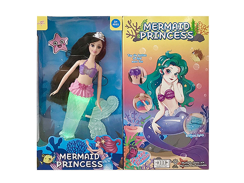 12inch  Solid Body Mermaid W/L_M toys