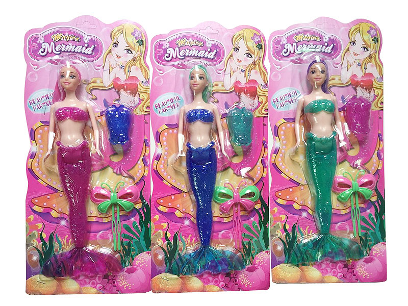 12inch Mermaid Set W/L(3C) toys