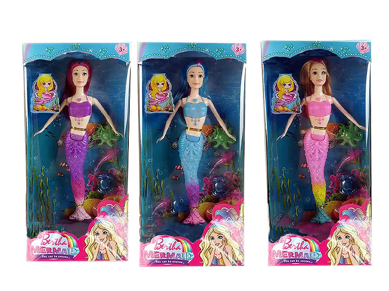 11.5inch Solid Body Mermaid W/L(3S) toys