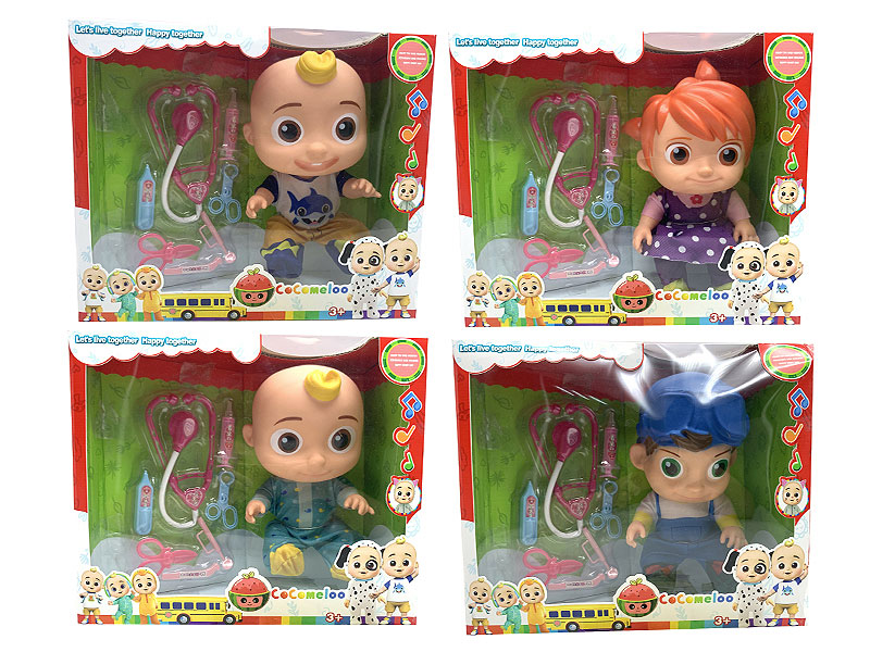 14inch Doll Set W/M(4S) toys