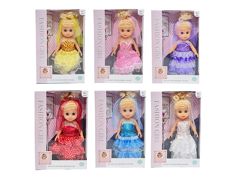 10inch Doll Set W/M(6S) toys