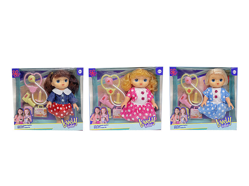 10inch Doll Set W/S_IC(3S) toys