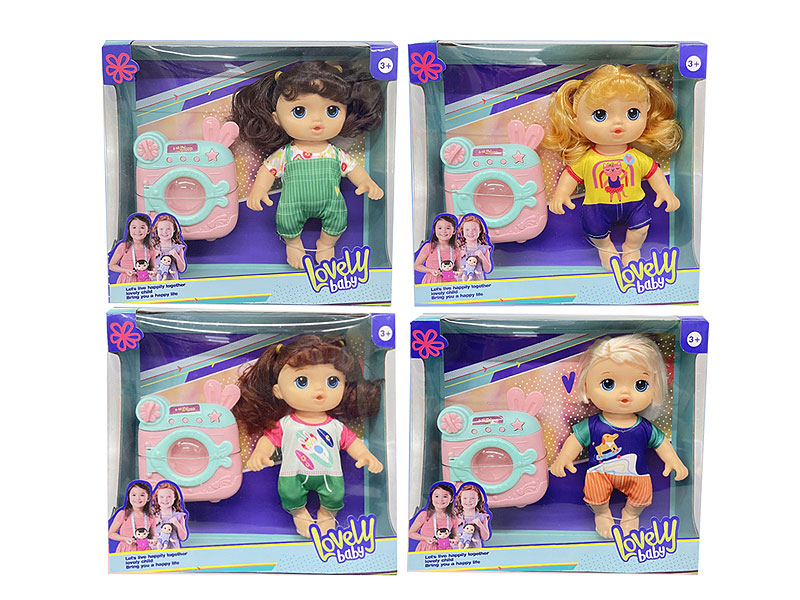 8inch Doll Set W/S_IC(4S) toys
