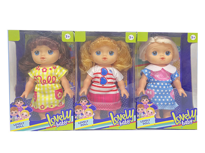 10inch Solid Body Doll W/S_IC(3S) toys