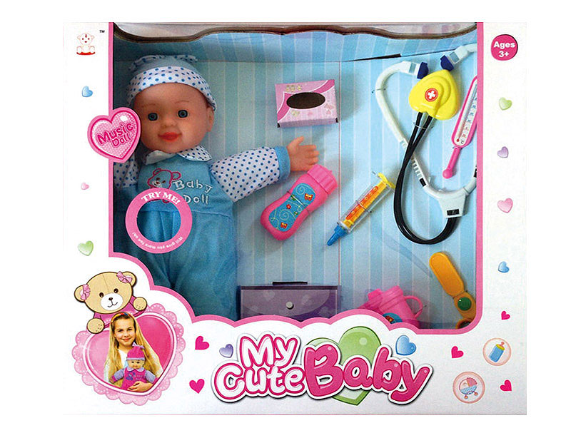 14inch Moppet Set W/IC toys