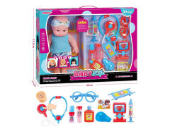 14inch Solid Body Talking Singing And Bink Doll Set