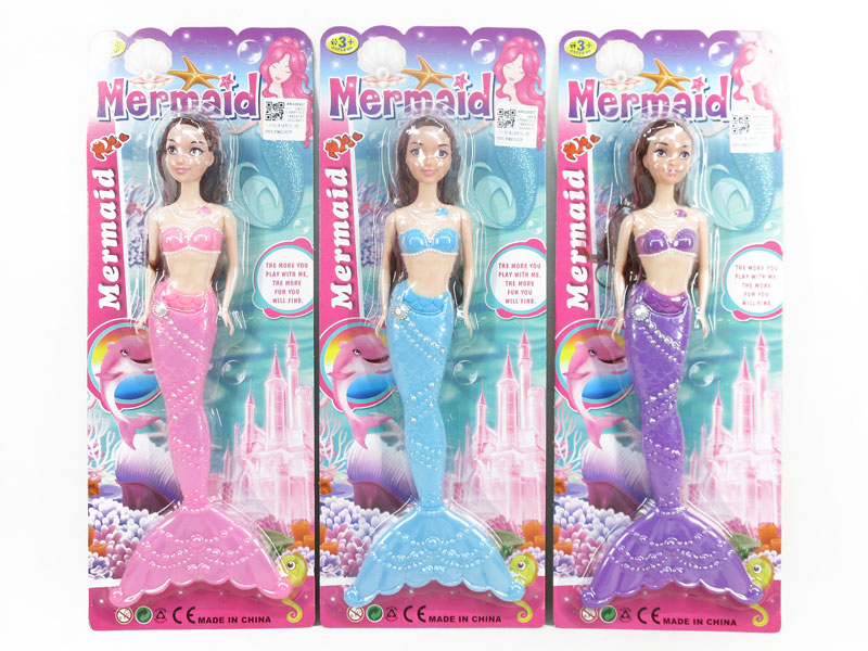 11.5inch Solid Body Mermaid W/L(3C) toys