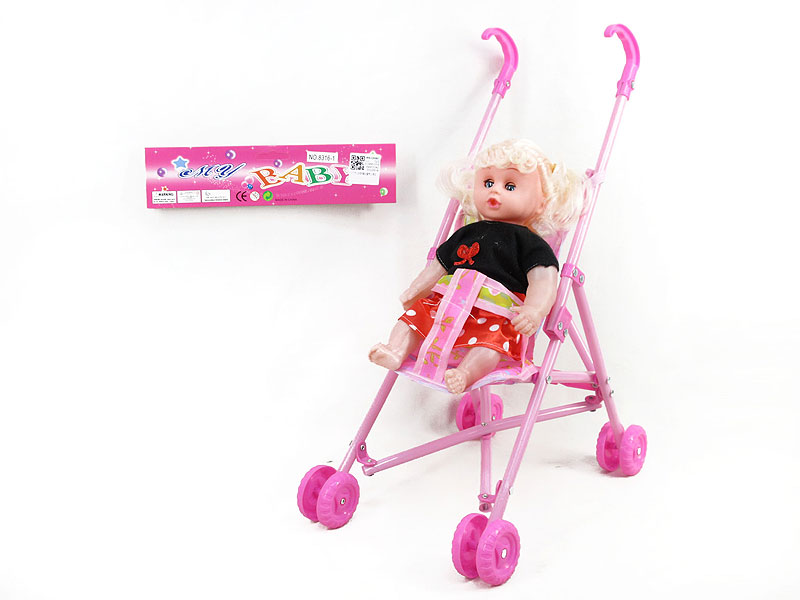 12inch Empty Body Moppet W/IC & Go-Cart toys