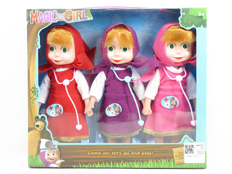 9inch Empty Body Doll Set W/IC(3in1) toys