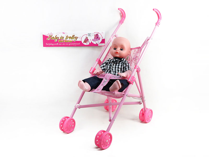 16inch Doll W/IC & Go-Cart toys