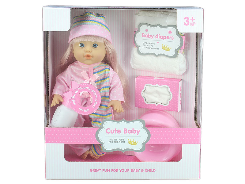 30.5CM Moppet Set W/IC toys