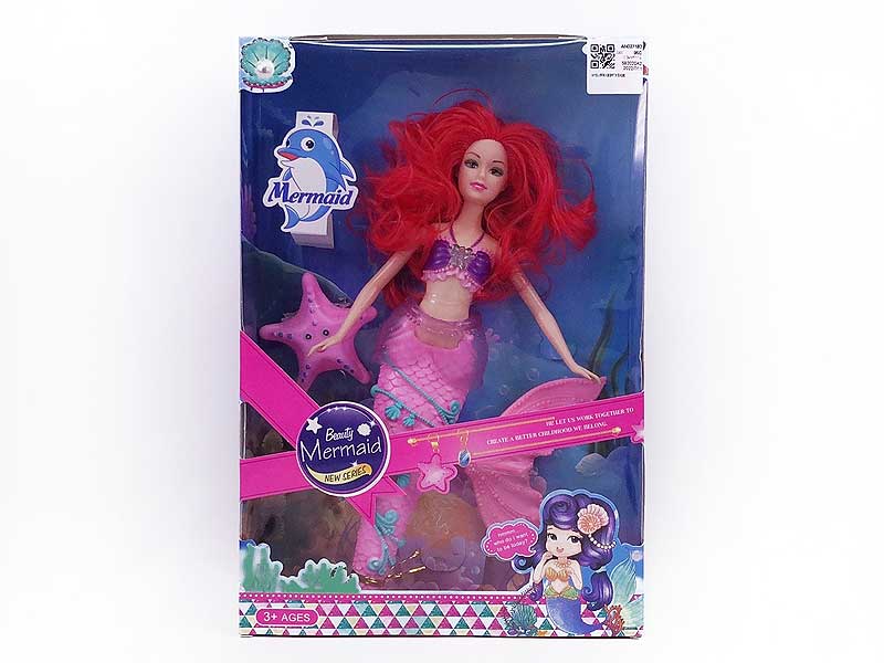 14inch Solid Body Mermaid Set W/L_M(2S) toys
