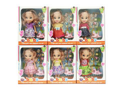 10inch Body Doll Set W/M(6S) toys