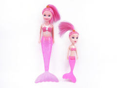 19.5CM Solid Body Mermaid W/L & 14CM Solid Body Mermaid(4C)