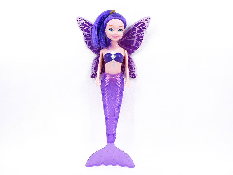 19.5CM Solid Body Mermaid W/L(4C) toys