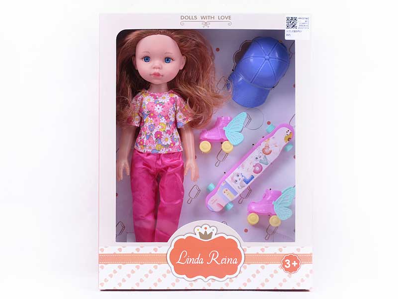 14inch Empty Body Doll Set W/M toys