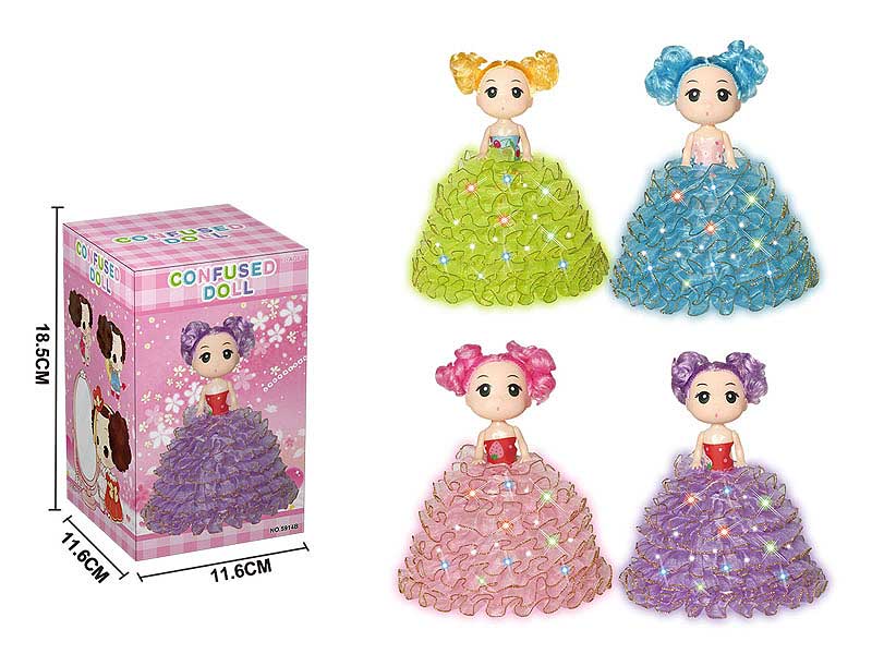 B/O Doll W/L(4C) toys
