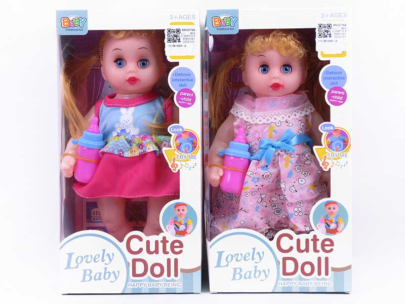 12inch Empty Body Doll Set W/IC(2S) toys