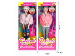 11.5inch Solid Body Doll Set W/M(2S)