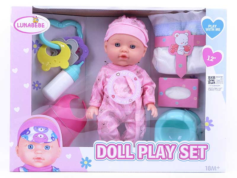 12inch Moppet Set W/IC toys