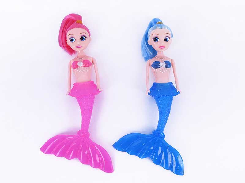 7inch Solid Body Mermaid W/L toys
