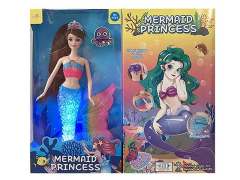 14inch Solid Body Mermaid W/L_M toys