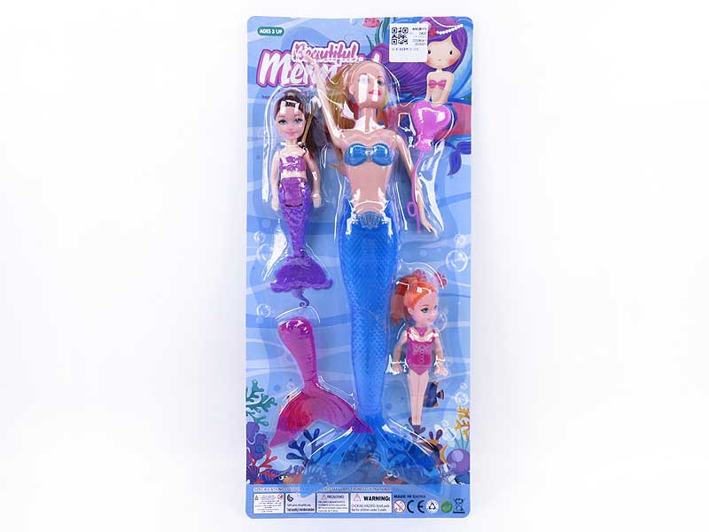 Solid Body Mermaid Set W/L(3in1) toys