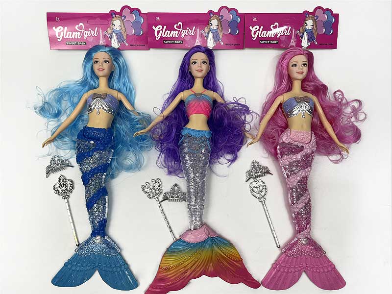 11.5inch Solid Body Mermaid W/L_M(3S) toys