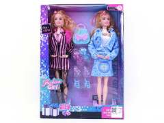 9inch Solid Body Doll Set W/L_M(2in1)