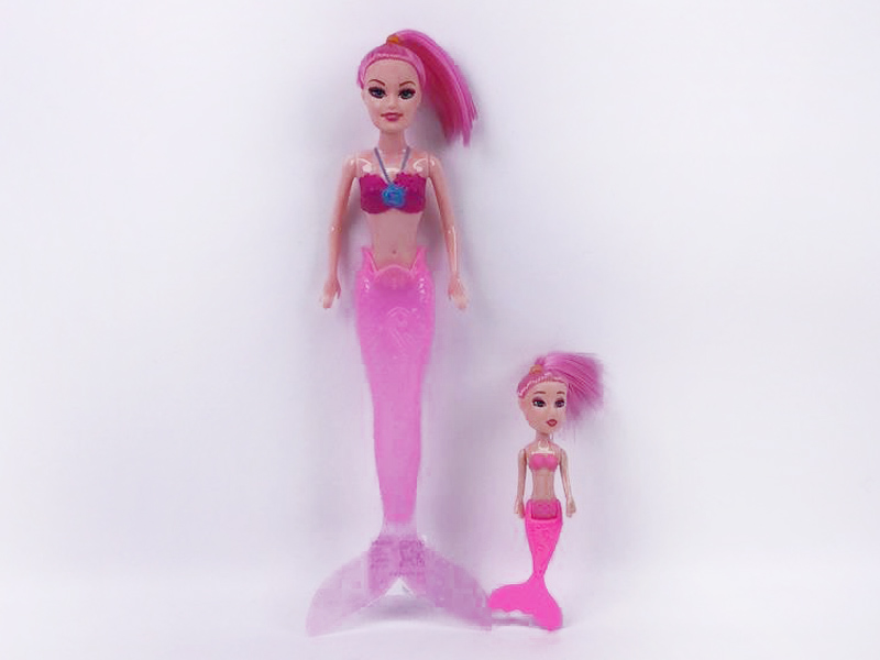 30cm Mermaid W/L & 14cm Mermaid(2in1) toys